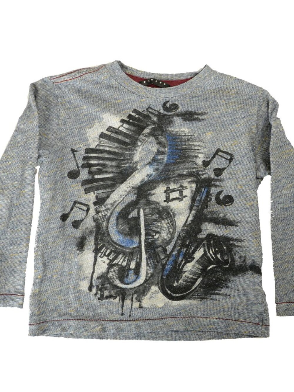 Sisley Boy Crewneck Long Sleeve T-Shirt Sz XS (4/5 years)